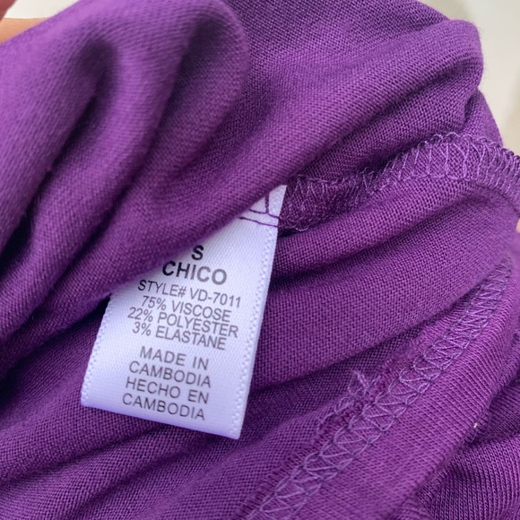 Purple half sleeve maxi dress with pockets - Picture 2 of 2